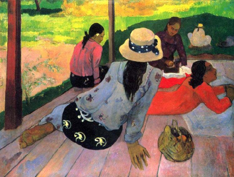 Paul Gauguin The Midday Nap oil painting image